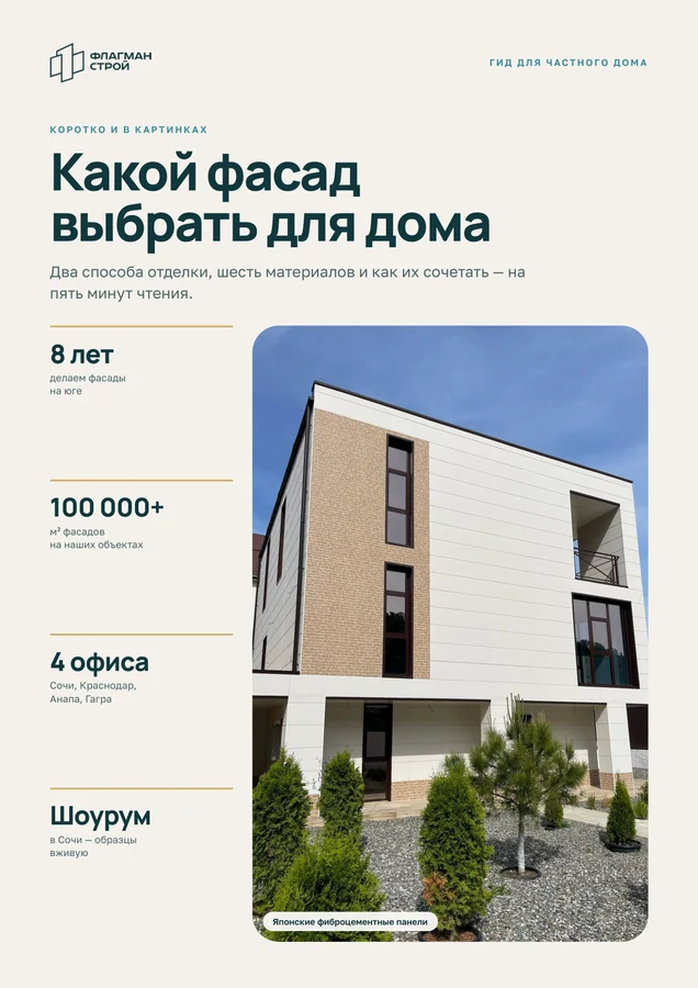 Гид «Какой фасад выбрать для дома», обложка